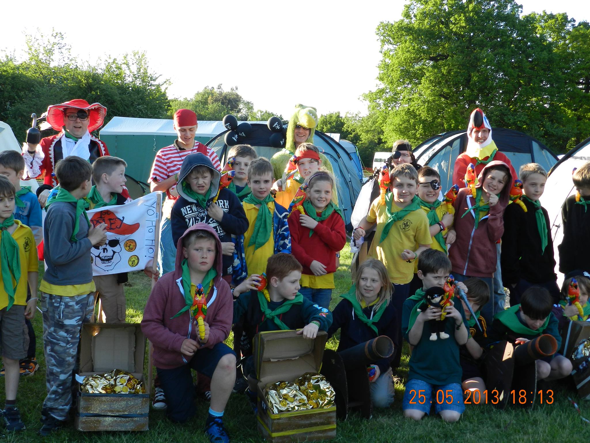 Cub Scout pirates set sail for largest Cub camp in the UK Hemel