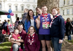 Hemel Hempstead scout leader Richard Hirons did the London Marathon. Picture by Chloe Chapman Photography.